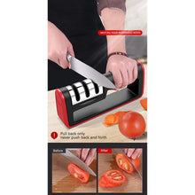 Load image into Gallery viewer, Meidong Kitchen Helper Sharpening Tool 3-Stage kitchen Knife Sharpener System - Coarse, Medium and Fine knife sharpner - for blunt knives resharpening and for every day fine touch-up use