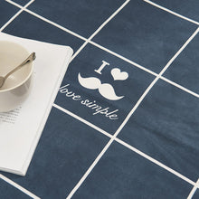 Load image into Gallery viewer, 4 Piece Summer Thin Duvet Cover Set Twin (1 Duvet Cover + 2 Pillow Shams + 1 Flat Sheet) with Plaid Blue, Soft Microfiber with Zipper Closure for Adult/Kids