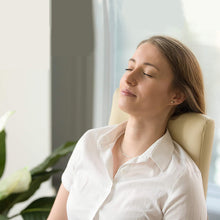 Load image into Gallery viewer, Meidong Ergonomic Lumbar Support Pillow - Elevates Lower Back Comfort - 100% Pure Memory Foam - Use in Car or Office Chair - Fits Most Seats - Breathable Mesh - Washable Cover