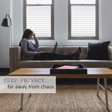 Load image into Gallery viewer, Cosmonic Privacy Window Film Glass Door Stickers Static Clings Blinds Pattern Window Tint Decorative Coverings for Bathroom Home 23.6 x 78.7 inch