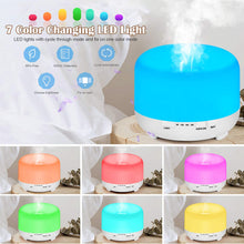 Load image into Gallery viewer, COSMONIC Essential Oil Diffuser, 500ml l Diffusers for Essential Oils with Remote Control, Aromatherapy Diffuser Ultrasonic Humidifier with 7 Color LED Lights & Waterless Auto-Off