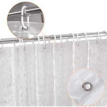 Load image into Gallery viewer, COWIN EVA Shower Curtain Liner Waterproof 3D Water Cube Clear Bathroom Shower Curtains 78" x 72" No Chemical Smell Extra Long for Shower Stall Bathtubs