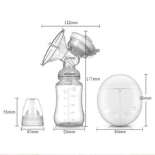 Load image into Gallery viewer, Swtroom Electric Intelligent Breast Pump, Portable Dual Suction Nursing Breastfeeding Pump and Lightweight Automatic Massage Postpartum Breast Pump, 150ml Milk Storage Bottle with Lid and Nipple