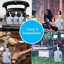 Load image into Gallery viewer, COWIN Water Bottle Dispenser Portable Electric Water Bottle Pump ,Automatic Drinking Water Bottle Pump for Universal 5 Gallon Bottle, for Home Kitchen Office Outdoor Use ,White / Blue / Black