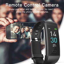 Load image into Gallery viewer, Meidong Fitness Tracker HR, Pedometer, Sleep Monitor, Vibrating Alarm, smart reminder, remote control selfie, health monitoring, exercise tracking, sleep analysis