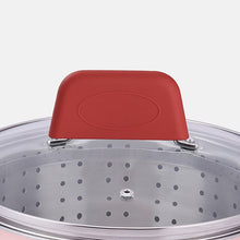 Load image into Gallery viewer, Meidong Hot Handle Holder Heat-Resistant Premium Silicone Kitchen Classic Assist Protecting Handle Cover for Skillets Frying Pans Griddles Cookware Handles (3pcs, Red)