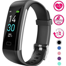 Load image into Gallery viewer, Meidong Fitness Tracker HR, Pedometer, Sleep Monitor, Vibrating Alarm, smart reminder, remote control selfie, health monitoring, exercise tracking, sleep analysis
