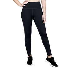Load image into Gallery viewer, COSMONIC High Waisted Yoga Pants with Pockets - Tummy Control, Squat-Proof Workout Pants for Women, 4 Way Stretch 7/8 Length Yoga Leggings Size L