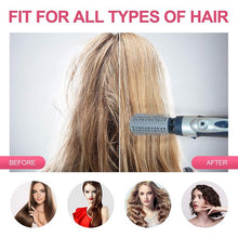 Load image into Gallery viewer, Hair Dryer Brush,Hot Air Brush, Diffuser Heater Comb 7 in 1 Air Brush Set Hair Straightener Curler Perm Easy Use Practical Hair Styling Tools