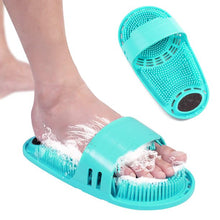 Load image into Gallery viewer, Meidong Silicone Shower Foot Scrubber Personal Foot Massage and Cleaning, Non-slip Foot Scrubber for Men and Women (1PCS Green)