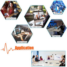 Load image into Gallery viewer, Cosmonic Conference Microphone Portable USB Computer Mic, 360° Omnidirectional Stereo PC Microphone for Computer Desktop Laptop Tablet, Ideal for Conference,Meeting,Gaming,VoIP Calls, Skype