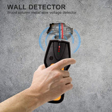 Load image into Gallery viewer, Cosmonic Wall Scanner Wall Detector Sensor with LCD Light Indicator & Sound Warning, for Wood Stud/Metal/Live AC Wire/Deep Detecting