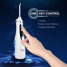 Load image into Gallery viewer, Waterpulse V400PLUS Water Flosser Dental Oral Irrigator Cordless Rechargeable 240ML 3 Modes 4 Jet Tips Oral Irrigator for Travel Home Braces and Bridges Care