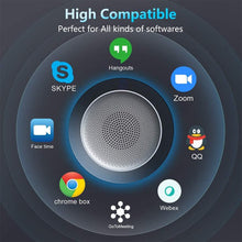 Load image into Gallery viewer, Cosmonic Conference Microphone Portable USB Computer Mic, 360° Omnidirectional Stereo PC Microphone for Computer Desktop Laptop Tablet, Ideal for Conference,Meeting,Gaming,VoIP Calls, Skype