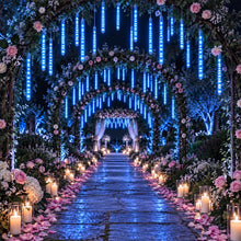Load image into Gallery viewer, Christmas Lights Outdoor, Icicle String Light 32 Tubes 768LEDs for Xmas Tree Christmas Decorations Party Wedding Holiday Yard, Blue

