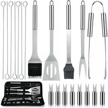 Load image into Gallery viewer, 21pcs Complete Grill Accessories Kit, the Very Best Grill Gift on Birthday Wedding - Professional BBQ Accessories Set for Outdoor Camping Grilling
