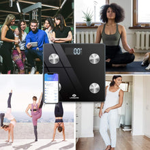 Load image into Gallery viewer, Scale for Body Weight, Smart Digital Bathroom Weighing Scales with Body Fat and Water Weight for People, Bluetooth BMI Electronic Body Analyzer Machine
