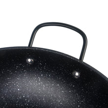 Load image into Gallery viewer, Kibhous Antiskid Non-Stick Pan, 12.5 Inch Stone Coated Frying Pan, Bakelite Handle Antiskid Frying Woks, Black
