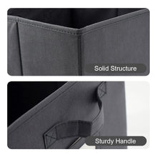 Load image into Gallery viewer, Kibhous 6 Pcs Foldable Storage Box, 10 * 10 * 11 Inch Fabric Storage Bins, Fabric Closet Organizers with Label Pocket, Cube Storage Bin Suitable for Family Bedroom Office, Gray
