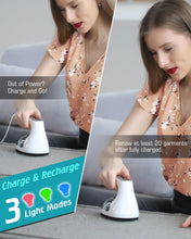Load image into Gallery viewer, Fabric Shaver Lint Remover - Fabric Defuzzer Electric Lint Fuzz Pills Remover with Quandruple Protection &amp; 2 Replaceable 6-leaf Blades, Trimmer Effectively Faster by 50%
