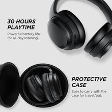 Load image into Gallery viewer, Active Noise Cancelling Headphones Wireless Over Ear Bluetooth Headphones Wireless Headphones with Deep Bass, Clear Calls, Comfortable Fit, 30H, Bluetooth 5.2
