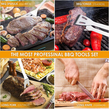 Load image into Gallery viewer, 21pcs Complete Grill Accessories Kit, the Very Best Grill Gift on Birthday Wedding - Professional BBQ Accessories Set for Outdoor Camping Grilling
