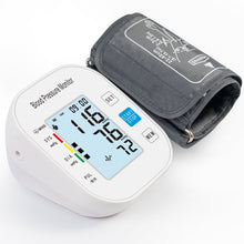 Load image into Gallery viewer, Blood Pressure Monitors for Home Use，Automatic Upper Arm Blood Pressure Cuff BP Machine with Backlit Display for 2 Users, White
