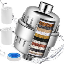 Load image into Gallery viewer, MOVSOU High Output Shower Filter - Latest Superior Advanced 17-stage Filter Media - Universal Multi-Stage Shower Head Filter
