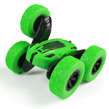 Load image into Gallery viewer, RC Cars, Remote Control Car 2.4Ghz Stunt Car with Double Sided 360 Flips, Rechargeable 4WD Off Road RC Car Toys for Kids (Green)

