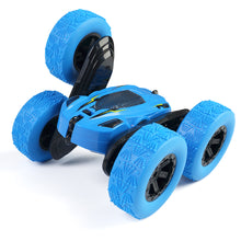 Load image into Gallery viewer, Remote Control Car Double Sided 360°Rotating 4WD RC Cars with Headlights 2.4GHz Electric Race Stunt Toy Car Rechargeable Toy Cars for Boys Girls Birthday (Blue)

