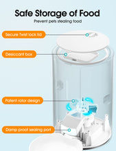 Load image into Gallery viewer, Automatic Cat Feeders,5L Schedule Feeding Pet Dry Food Dispenser for Cats,10s Voice Recording
