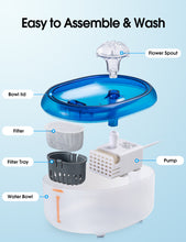 Load image into Gallery viewer, Automatic Dog Water Bowl Dispenser Cat Water Fountain, for Multiple Cats,Pets
