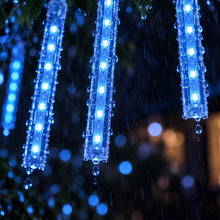 Load image into Gallery viewer, Christmas Lights Outdoor, Icicle String Light 32 Tubes 768LEDs for Xmas Tree Christmas Decorations Party Wedding Holiday Yard, Blue
