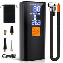 Load image into Gallery viewer, Tire Inflator Portable Air Compressor, Cordless Air Pump with Digital Pressure Gauge

