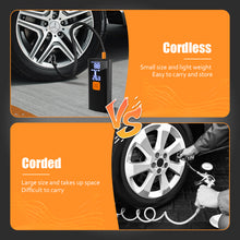 Load image into Gallery viewer, Tire Inflator Portable Air Compressor, Cordless Air Pump with Digital Pressure Gauge
