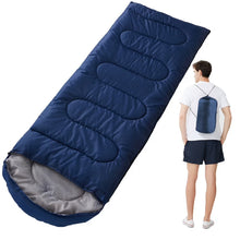 Load image into Gallery viewer, COWIN Sleeping Bags for Adults Backpacking Lightweight Waterproof- 41-59℉ for Camping Hiking Outdoor Travel with Compression Bags 3.52lb , Royal Blue
