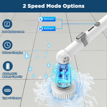 Load image into Gallery viewer, Bathroom Cleaning Brush, Electric/Cordless/Rotating

