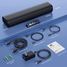 Load image into Gallery viewer, KYMINI Bluetooth 5.0 Soundbar 50W 17Inch Small Soundbars
