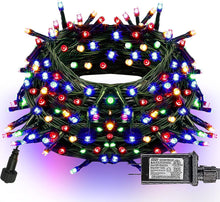 Load image into Gallery viewer, Silensys Christmas String Lights 66Ft 200LEDs Timer Chritsmas Tree Lights 8 Modes for Indoor Xmas Party Yard Garden Multi Colored
