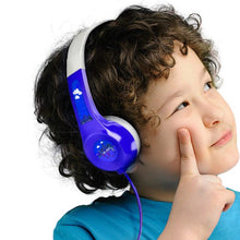 Load image into Gallery viewer, Funsmile Kids Headphones Wired Headphones for Kids with 3.5 MM Foldable On-Ear Headse Kids Headphones for Smartphone Tablet Computer MP3 / 4 Blue
