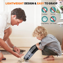 Load image into Gallery viewer, Cowin Portable Car Vacuum Cleaner: High Power Cordless Handheld Vacuum - 120W - Best Car &amp; Auto Accessories Kit for Detailing and Cleaning Car Interior Home Car Dual Purpose (Black)
