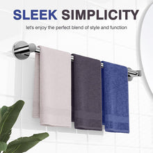 Load image into Gallery viewer, kibhous Towel Rack for Bathroom - 20'' Rustproof Towel Holder, Sturdy Towel Bar Wall Mounted, Space-Saving Towel Hanger, Bathroom Accessories, Home Decor, Apparment Essentials, Silver
