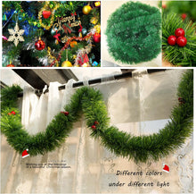 Load image into Gallery viewer, 50FT Christmas Garland for Christmas Decoration, Non-Lit Soft Green Unlit Artificial Greenery Garland for Outdoor Or Indoor Decor, Artificial Christmas Twist Garland for Wedding Party Decoration
