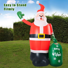Load image into Gallery viewer, Christmas Inflatables Santa Claus 8Ft Christmas Inflatable Outdoor Decorations Built-in LED Lights Blow Up Yard Decoration for Xmas Holiday Party Indoor Garden Lawn
