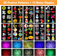 Load image into Gallery viewer, Movsou  2026 Upgraded Halloween Projector, 8 Patterns (Ocean Wave &amp; Patterns), 8 Theme Holiday Projector with Remote for Halloween,Christmas,Ha
