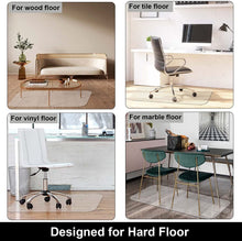 Load image into Gallery viewer, kibhous Office Mat for Hardwood Floor, 36" x 48" Rectangle Clear Chair Mat ,Matte, PVC
