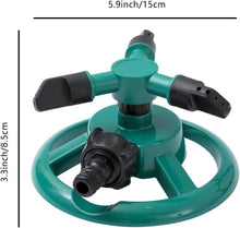 Load image into Gallery viewer, 360° Lawn Sprinkler for Yard, Adjustable Rotating Water Sprinkler, Garden Irrigation System, Large Area Coverage
