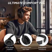 Load image into Gallery viewer, Active Noise Cancelling Headphones Wireless Over Ear Bluetooth Headphones Wireless Headphones with Deep Bass, Clear Calls, Comfortable Fit, 30H, Bluetooth 5.2
