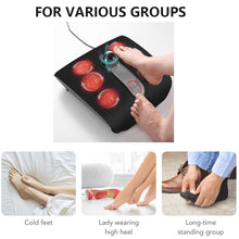 Load image into Gallery viewer, MOVSOU Foot Massager with Heat, Shiatsu Feet Massage Machine Electric Deep Kneading to Relieve Plantar Fasciitis, Toes, Foot Arch Pain for Home Office Use
