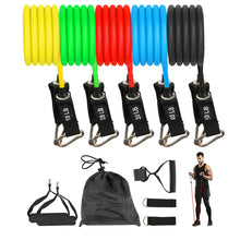Load image into Gallery viewer, kibhous Resistance Bands Set Exercise Bands with Handles Heavy Resistance Training Physical Therapy Home Workouts
